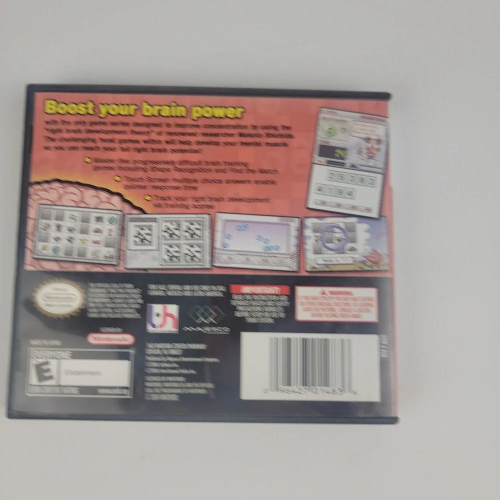 Brain Boost Beta Wave Nintendo DS CIB Complete Majesco Puzzle Game NTR-AUIE-USA